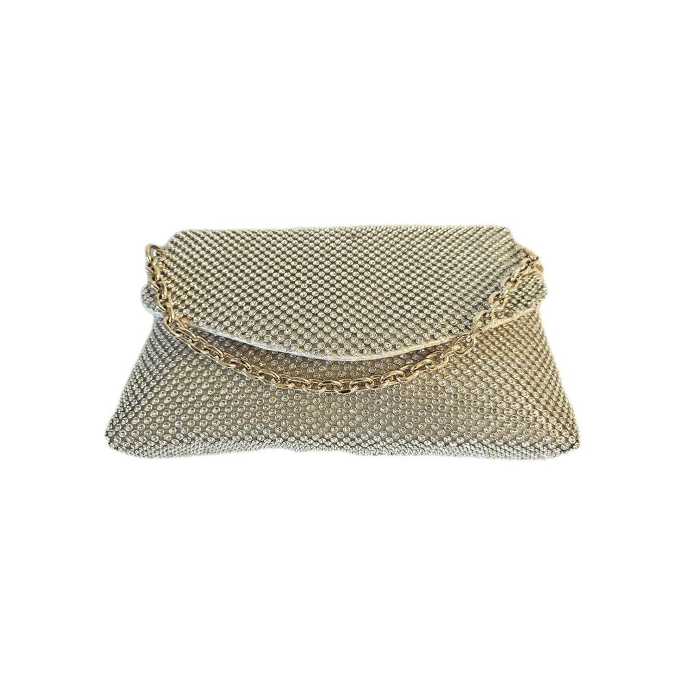 Badgley Mischka Silver Small Bag Clutch Purse - Picture 1 of 9